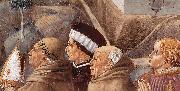 GOZZOLI, Benozzo Scenes from the Life of St Francis (detail of scene 7, south wall) gh France oil painting artist